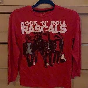 Red/Black/White Long-Sleeve